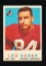 1959 Topps Football Card #154 Leo Sugar Chicago Cardinals