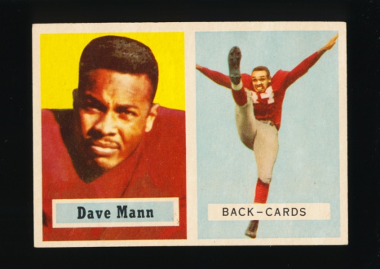 1957 Topps Football Card #50 Dave Mann Chicago Cardinals
