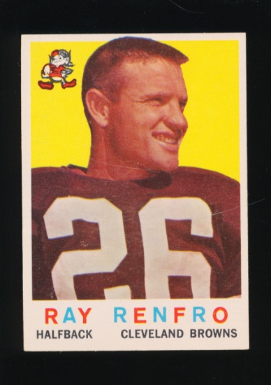 1959 Topps Football Card #37 Ray Renfro Cleveland Browns