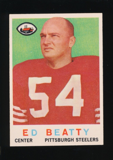 1959 Topps Football Card #48 Ed Beatty Pittsburgh Steelers