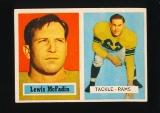 1957 Topps Football Card #108 Lewis McFadin Los Angeles Rams