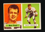 1957 Topps Football Card #114 Don Paul Cleveland Browns