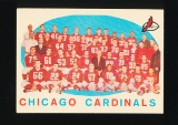 1959 Topps Football Card #118 Chicago Cardinals Team Card/Checklist (Unchec