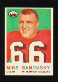 1959 Topps Football Card #136 Mike Sandusky Pittsburgh Steelers