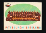 1959 Topps Football Card #146 Pittsburgh Steelers Team Card/Checklist (Unch