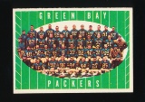 1961 Topps Football Card #47 Green Bay Packers Team Card