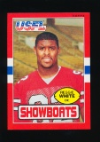 1985 Topps USFL Football Card #75 Hall of Famer Reggie White Memphis Showbo