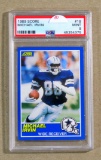 1989 Score ROOKIE Football Card #18 Rookie Hall of Famer Michael Irvin Dall