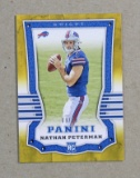 2017 Panini ROOKIE Football Card #105 Rookie Nathan Peterman Buffalo Bills.