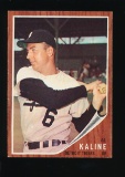 1962 Topps Baseball Card #150 Hall of Famer Al Kaline Detroit Tigers