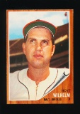 1962 Topps Baseball Card #545 Hall of Famer Hoyt Wilhelm Baltimore Orioles
