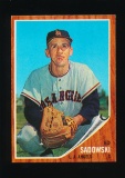 1962 Topps Baseball Card #569 Ed Sadowski Los Angeles Dodgers (Scarce Short