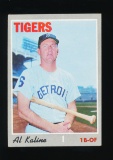 1970 Topps Baseball Card #640 Hall of Famer Al Kaline Detroit Tigers