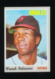 1970 Topps Baseball Card #700 Hall of Famer Frank Robinson Baltimore Oriole