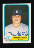 1981 Fleer ROOKIE Baseball Card #140 Rookie Fernando Valenzuela Los Angeles