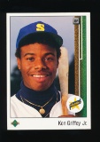 1989 Upper Deck ROOKIE Baseball Card #1 Rookie Hall of Famer Ken Griffey Jr