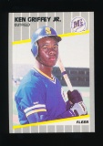 1989 Fleer ROOKIE Baseball Card #548 Rookie Hall of Famer Ken Griffey Jr Se