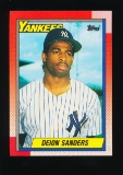 1990 Topps ROOKIE Baseball Card #61 Rookie Deion Sanders New York Yankees