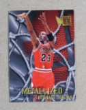 1996 Fleer/Skybox Metal Metalized Basketball Card #128 Michael Jordan Chica