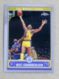 2007 Topps Chrome Basketball Card #154 Wilt Chamberlain Lo Angeles Lakers