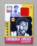 2014 Panini Throwback Threads GAME WORN JERSEY Basketball Card #20 Calvin M