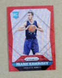 2016 Panini Prizm ROOKIE Basketball Card #314 Rookie Frank Kaminsky Charlot
