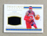 2016 Panini Treasured Threads GAME WORN JERSEY Basketball Card #40 Allen Iv