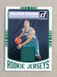 2017 Panini Rookie Jerseys ROOKIE-GAME WORN JERSEY Basketball Card #30 Rook