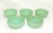(5) Vintage Fire King Jadeite 4-3/4