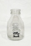 Vintage 16 ounce Milk Bottle. Crystal Farms Organic Dairy Osceola, Wisconsi