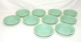 (10) Vintage Fire King Jadeite 4-5/8