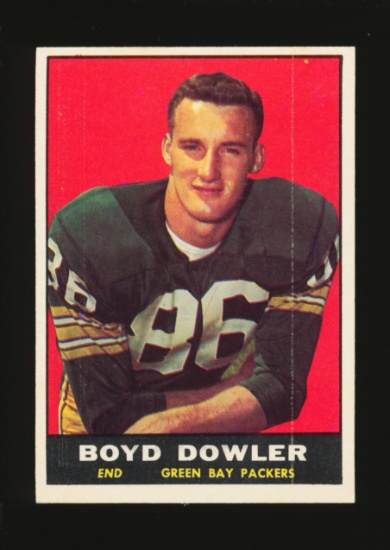 1961 Topps ROOKIE Football Card #43 Rookie Boyd Dowler Green Bay Packers