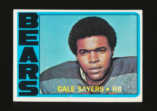 1972 Topps Football Card #110 Hall of Famer Gale Sayers Chicago Bears