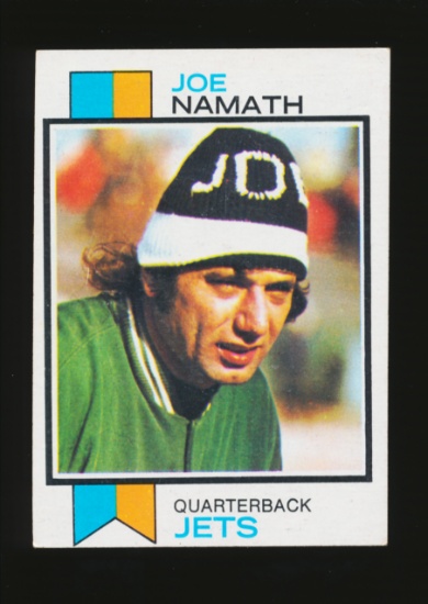 1973 Topps Football Card #400 Hall of Famer Joe Namath New York Jets