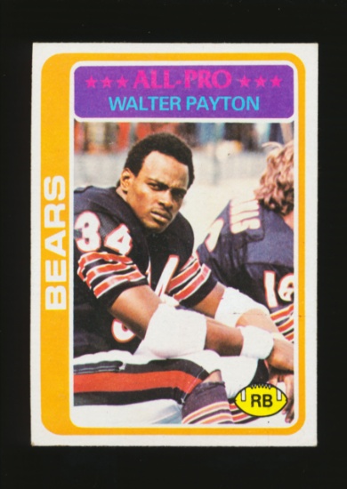 1978 Topps Football Card #200 Hall of Famer Walter Payton Chicago Bears