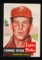 1953 Topps Baseball Card #102 Connie Ryan Philadelphia Phillies