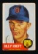 1953 Topps Baseball Card #165 Billy Hoeft Detroit Tigers (Light Creases Fro