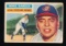 1956 Topps Baseball Card #210 Mike Garcia Cleveland Indians (Front Crease-R