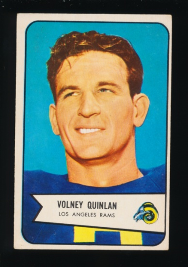 1954 Bowman Football Card #44 Volney Quinlan Los Angeles Rams