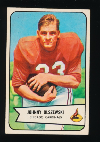 1954 Bowman Football Card #117 John Olszewski Chicago Cardinals
