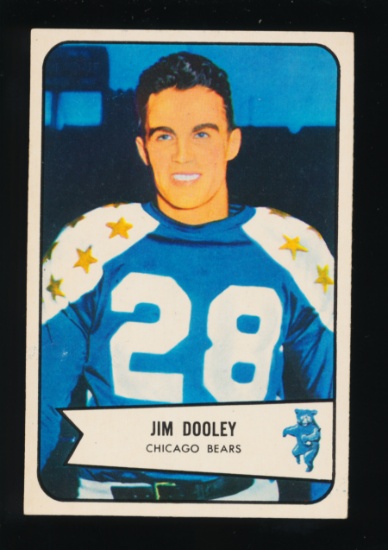 1954 Bowman Football Card #121 Jim Dooley Chicago Bears