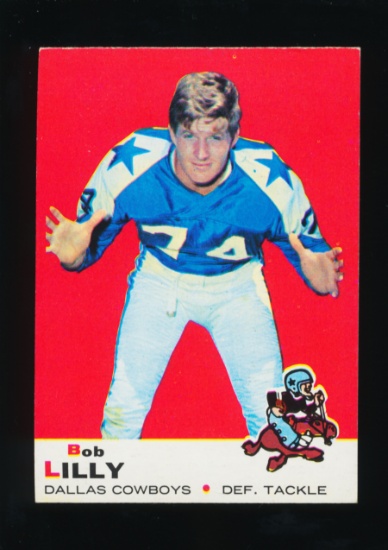 1969 Topps Football Card #53 Hall of Famer Bob Lilly Dallas Cowboys
