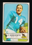 1954 Bowman Football Card #124 Bob Hoernschemeyer Detroit Lions