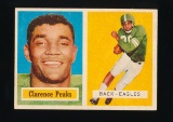 1957 Topps Football Card #37 Clarence Peaks Philadelphia Eagles