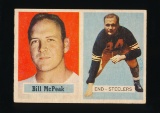 1957 Topps Football Card #51 Bill McPeak Pittsburgh Steelers