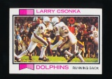 1973 Topps Football Card #100 Hall of Famer Larry Czonka Miami Dolphins