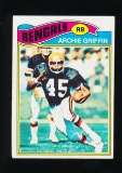 1977 Topps ROOKIE Football Card #269 Rookie Archie Griffin Cincinnati Benga