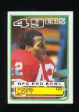 1983 Topps Football Card #194 Hall of Famer Ronnie Lot San Francisco 49ers