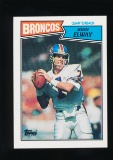 1987 Topps Football Card #31 Hall of Famer John Elway Denver Broncos