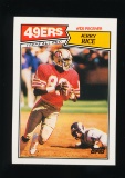1987 Topps Football Card #115 Hall of Famer Jerry Rice San Francisco 49ers